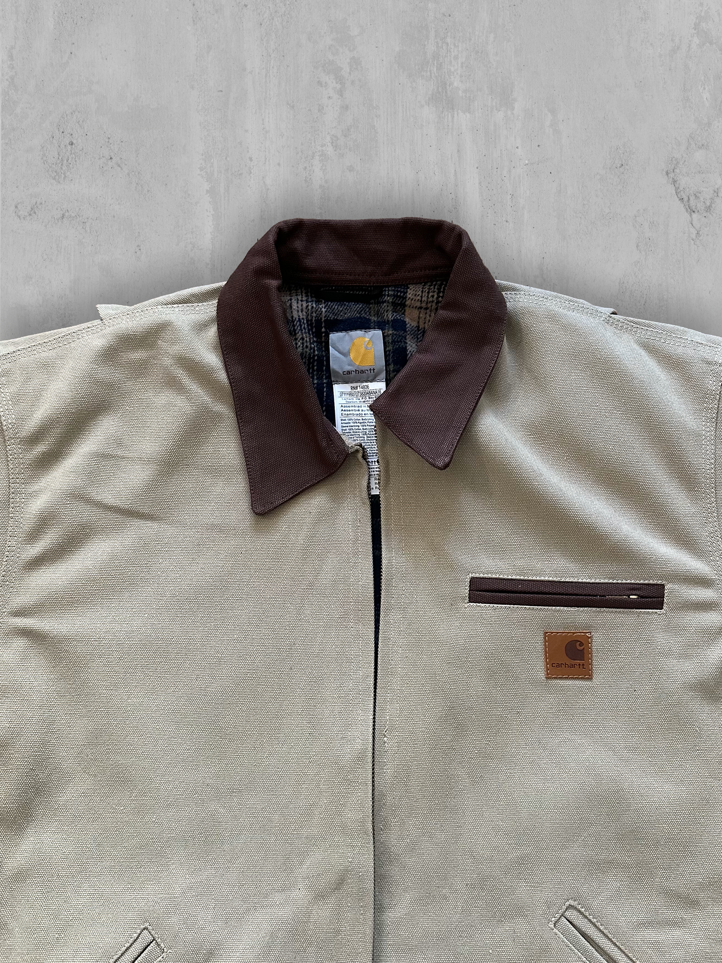 Tan Carhartt Jacket Large