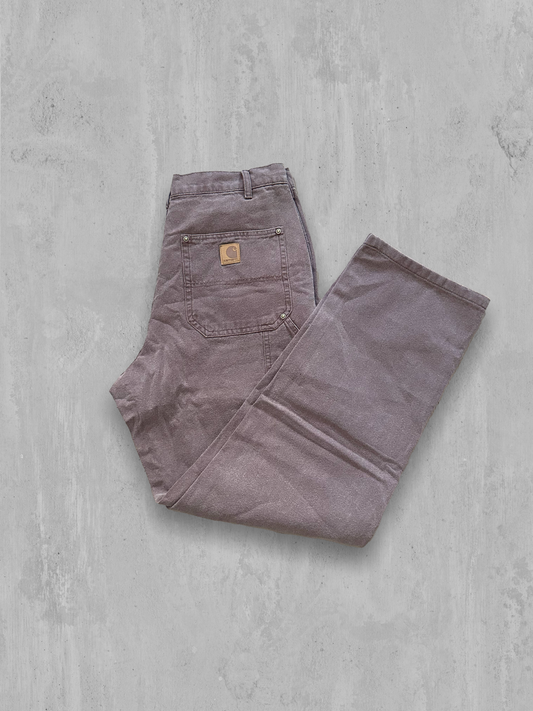 Brown Carhartt Carpenter Pants 34x32