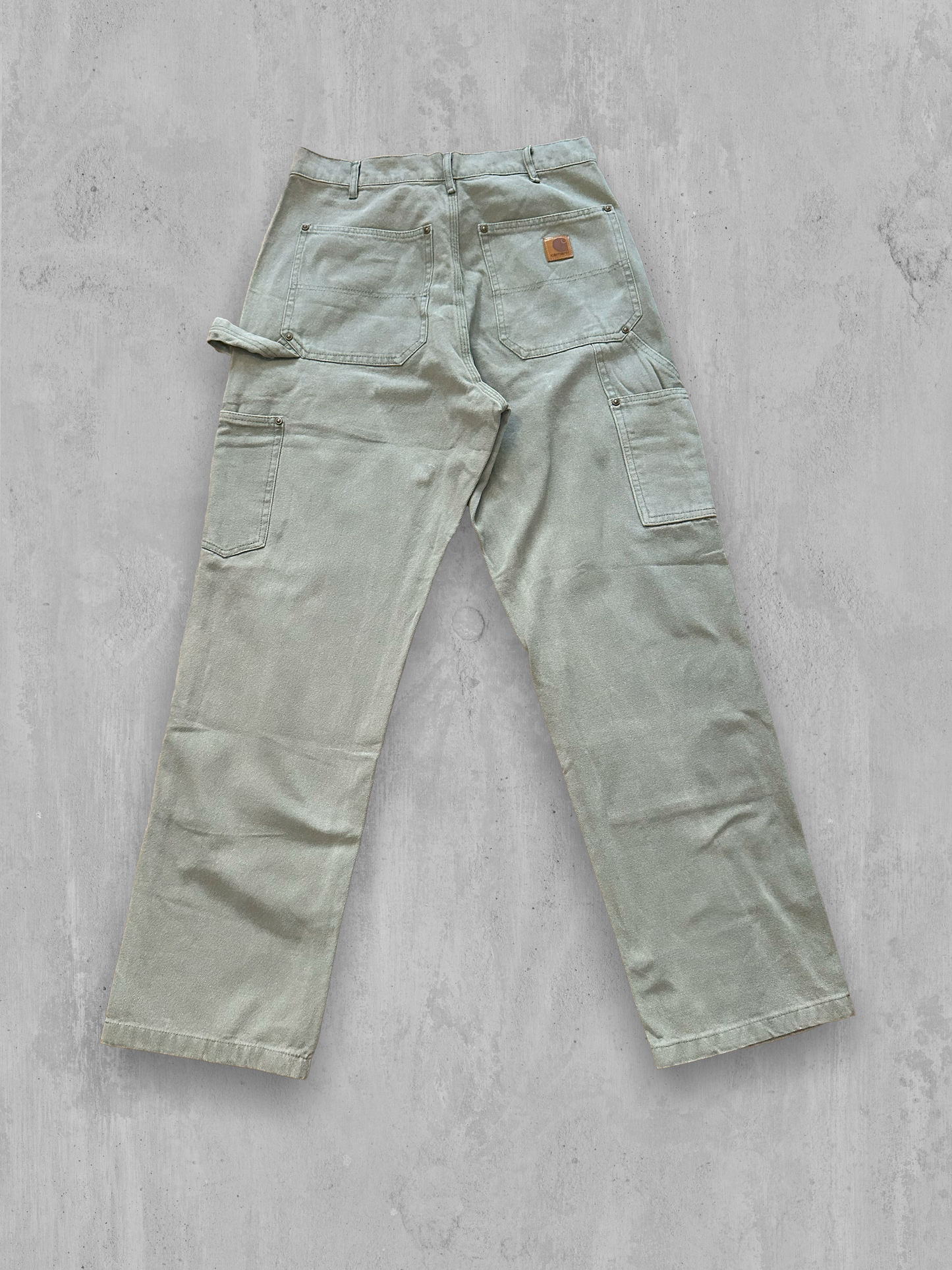 Green Carhartt Carpenter Pants 30x30