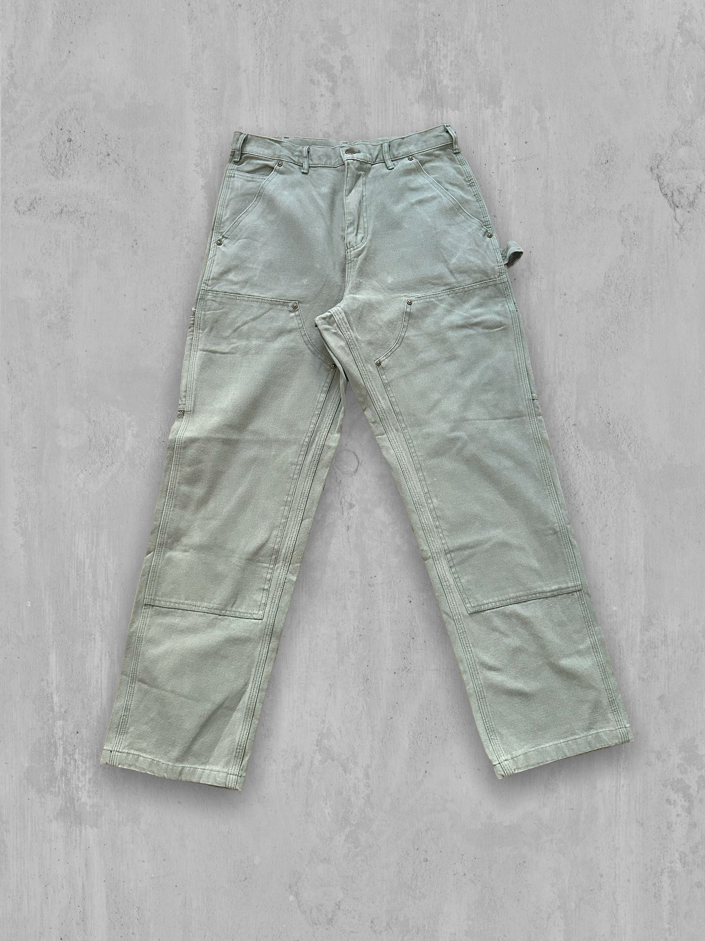 Green Carhartt Carpenter Pants 30x30