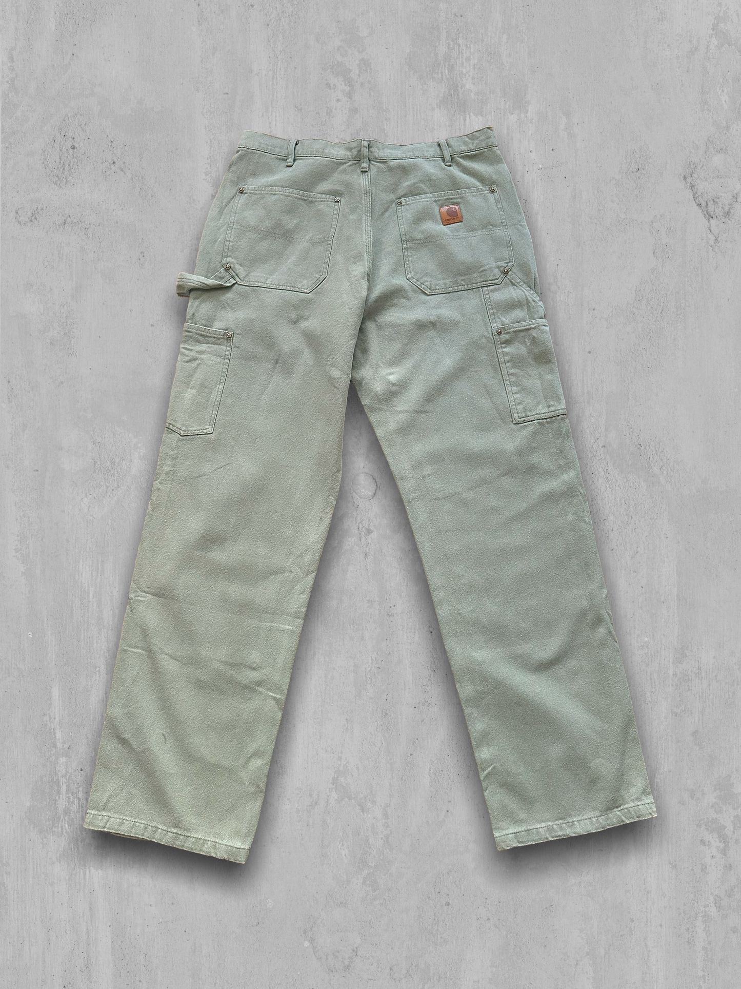 Green Carhartt Carpenter Pants 34x32