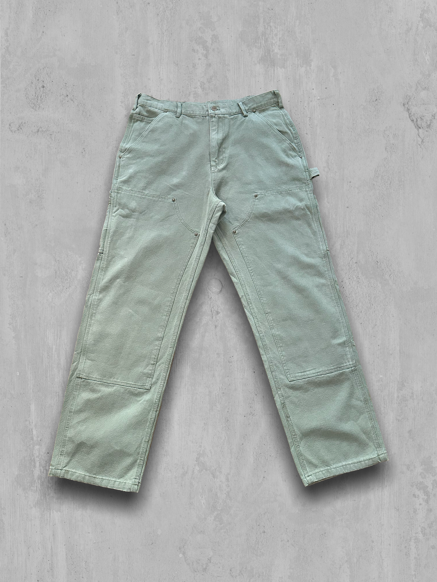 Green Carhartt Carpenter Pants 34x32