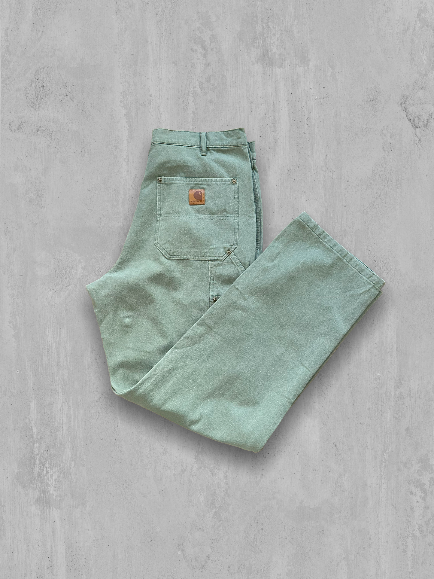 Green Carhartt Carpenter Pants 34x32