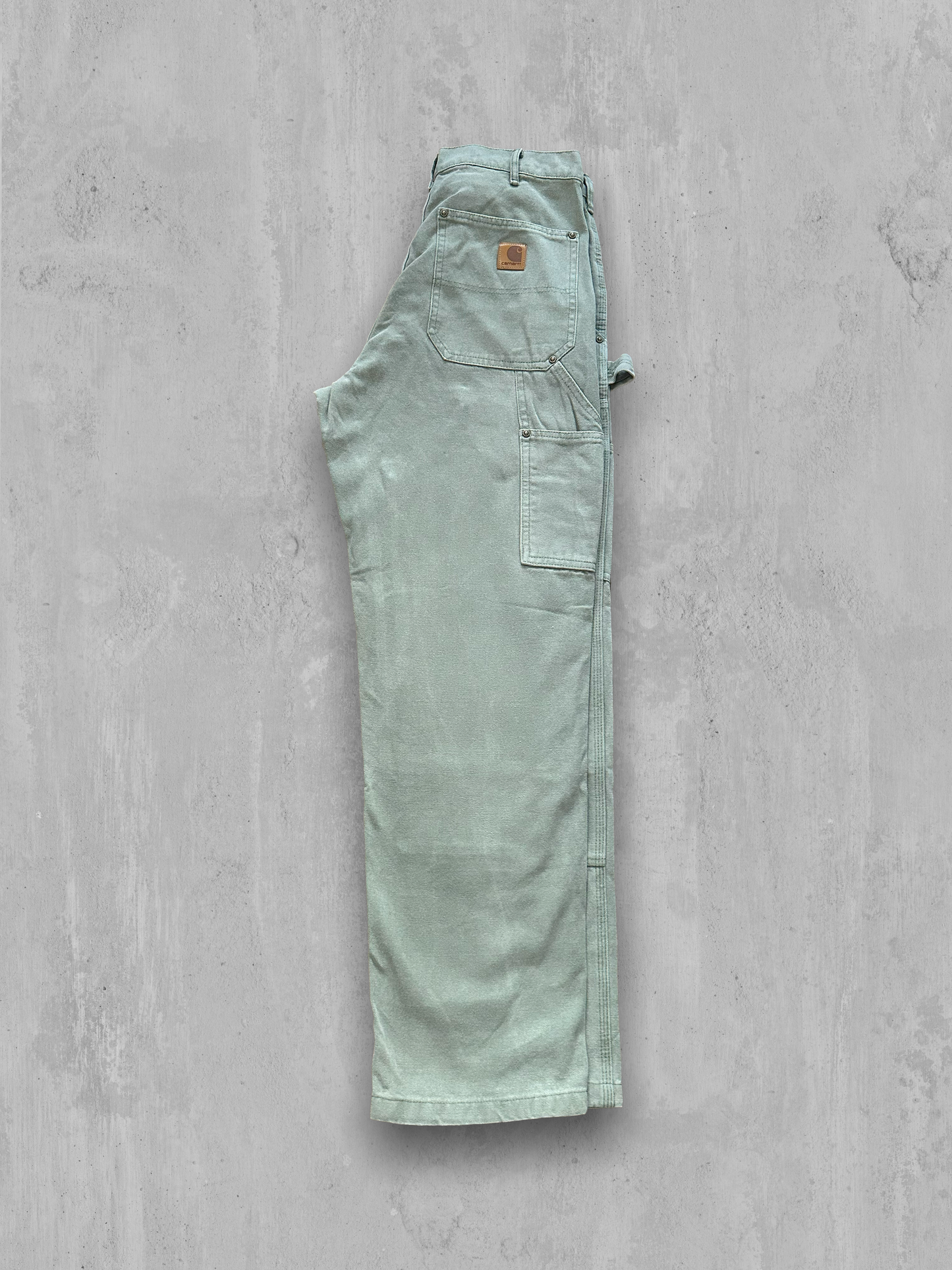 Green Carhartt Carpenter Pants 30x30